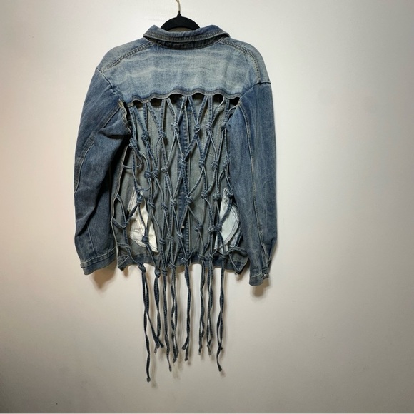 Absence of Colour Jean jacket Braided back cut out - Picture 3 of 7